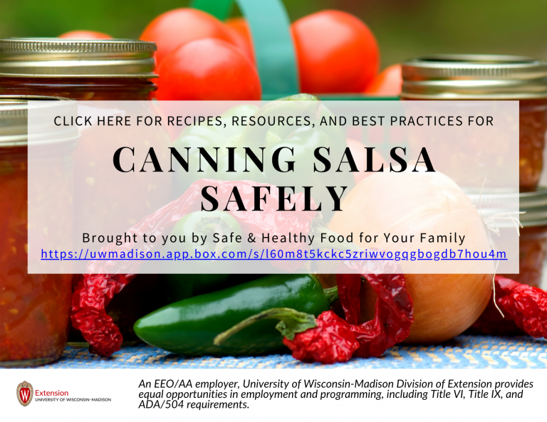 Canning Salsa Safely (Recipes & Resources) Extension Winnebago County