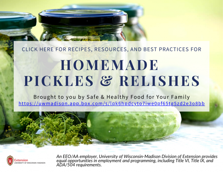 Safe & Healthy Food For Your Family Homemade Pickles and Relishes