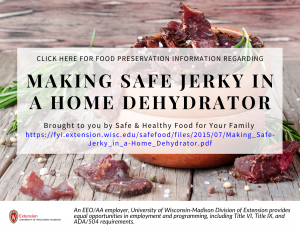 Food Preservation: Making Jerky