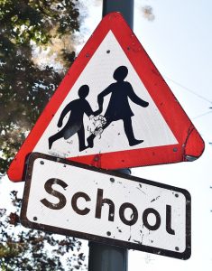 Image of school safety sign