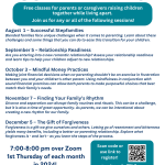 flyer for 2024 Resilient Co-Parenting classes